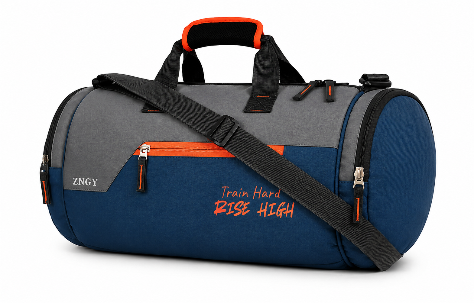 ZNGY Cross Training Duffel Bag - Grey & Blue
